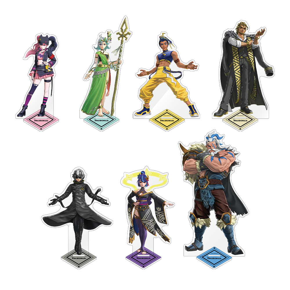 パルワールドのアクリルフィギュアスタンド